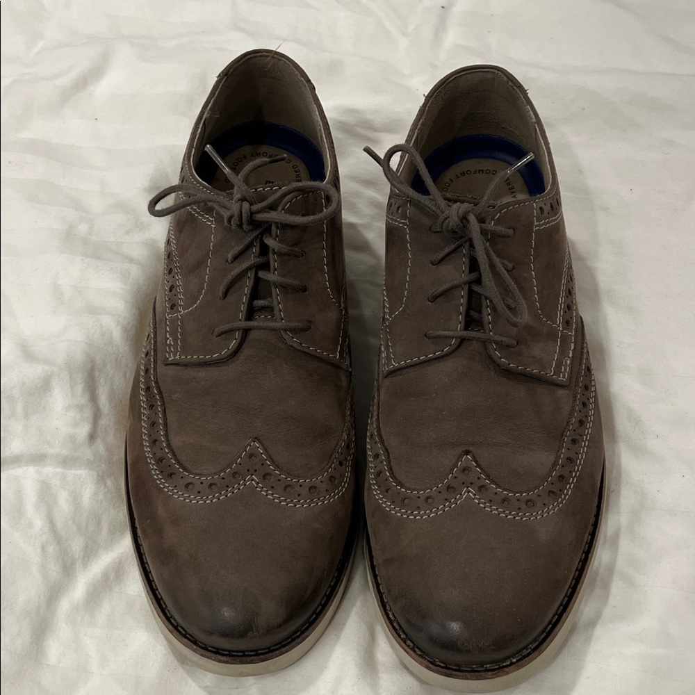 Bostonian Men's Grey/Brown Oxford Shoes
